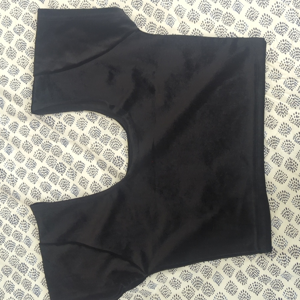 Elegant Black Crop Top